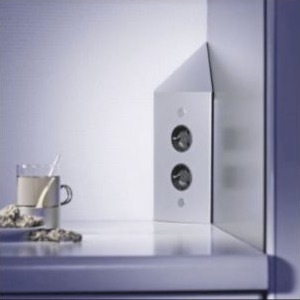 Stekkerdoos op bureau