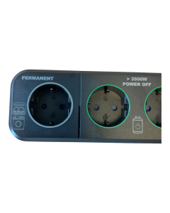 HPF 601100  PowerManager Black 3 stopcontacten switch Quooker