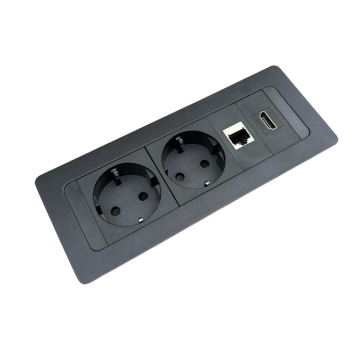 Inbouw powerunit 2x stopcontact internet/hdmi