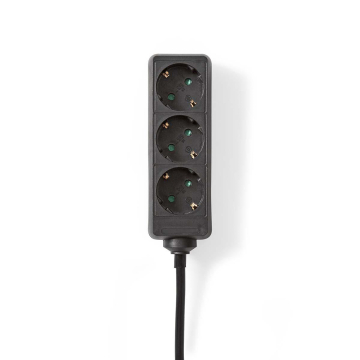 drievoudige stekkerdoos 5 meter snoer
