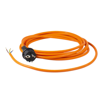 Kabel oranje 10 meter H07BQ-F3G 1,5mm2 PU open eind