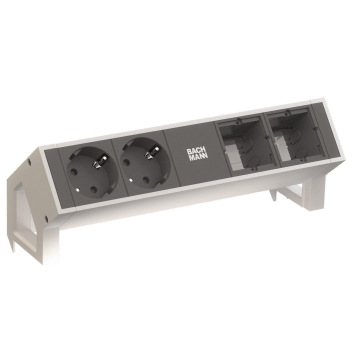 Bachmann desk 2 wit 3xstopcontact 2xcustom 902.211