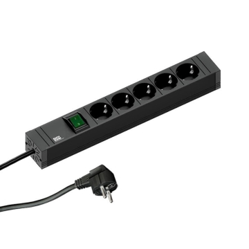 Stekkerdoos 5-voudig connect line met schakelaar Bachmann