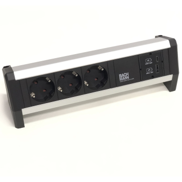 desk-1-stekkerdoos met usb-a en usb-c