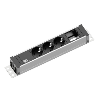 Stekkerdoos Universal 3x stopcontact en custom module