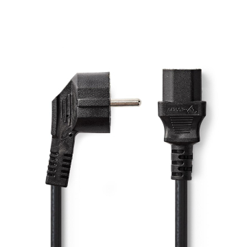 Apparaatsnoer C13 zwart 3 meter 1,0mm2