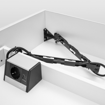 stopcontact in lade r-dock
