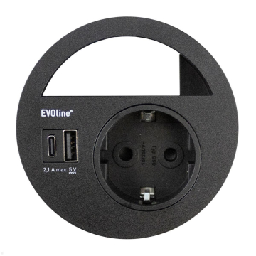 evoline circle zwart