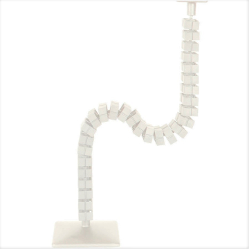 Kabel slang wit rechthoekig 125cm
