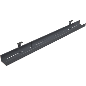 Kabelgoot in breedte verstelbaar van 950-1800mm, zwart