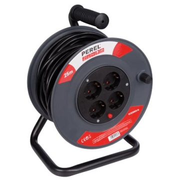 Kabelhaspel 25 meter pvc kabel Perel