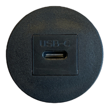 Mini Pix USB-C zwart, 1,0m usb-c kabel 65W USB-C adapter
