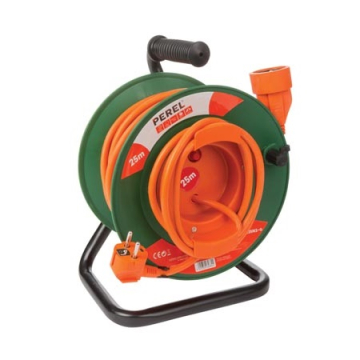 Tuinhaspel Perel oranje/groen 25 meter