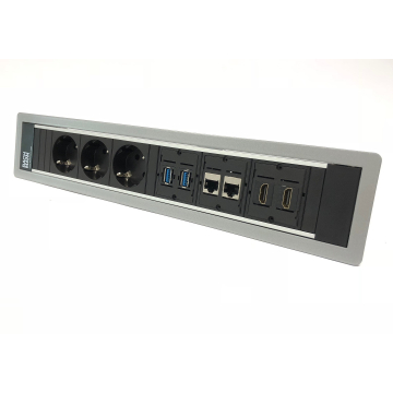 Power frame Bachmann 6-vaks met 3x230v en 3xcustom module 