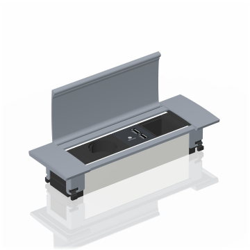 Power frame cover 1xstopcontact, usb lader 1xcustom module 