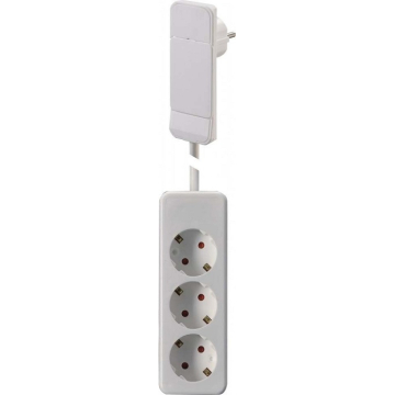 Verlengsnoer Smart plug wit 1,6 meter stroomkabel