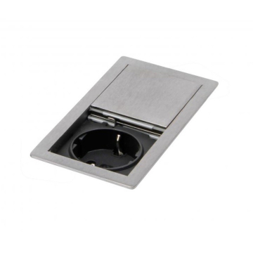 versahit inbouw stekkerdoos aluminium