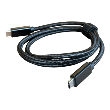 USB C naar USB C kabel - 10gbps - 1 meter zwart