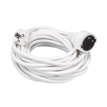 Wit verlengsnoer 10 meter
