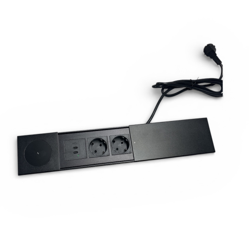 Bachmann Inbouw stopcontacten Elevator - 1X 230V ra 2X usb CHRGR - 2 Bachmann Inbouw stopcontacten Elevator - 1X 230V ra 2X usb CHRGR - 2