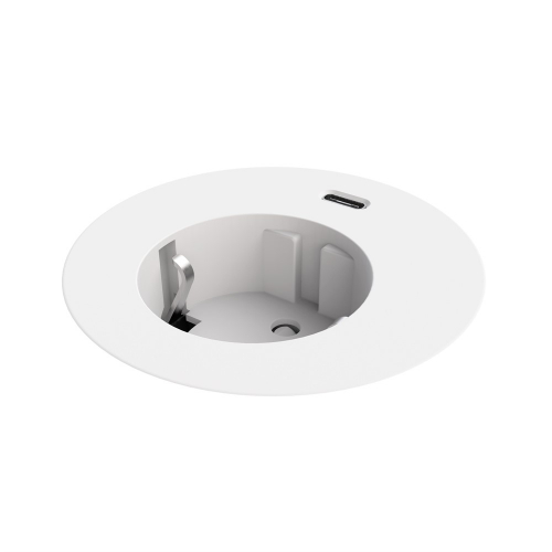 Inbouwstopcontact met 2 USB-C, tafelstopcontact met 1,8 m kabel, stopcontact, bureau, inbouwstekkerdoos met USB