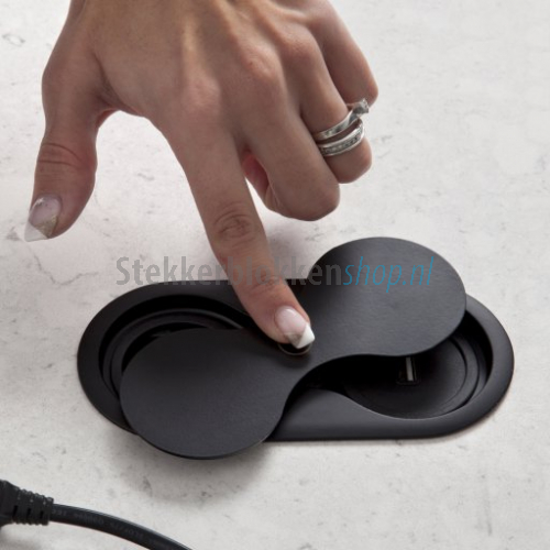 Ohuo Intrekbare Stekkerdoos met USB C PD 20W, Verzonken Ohuo Intrekbare Stekkerdoos met USB C PD 20W, Verzonken