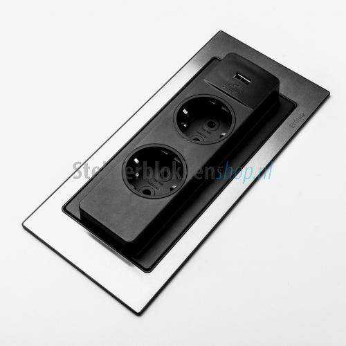 Evoline backflip RVS | Stekkerblokkenshop.nl