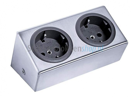 Stekkerdoos - Aansluiting 1: Schuko male Aansluiting 2: 3x Schuko Stekkerdoos - Aansluiting 1: Schuko male Aansluiting 2: 3x Schuko