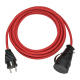 Brennenstuhl Bremaxx verlengkabel, 10 meter kabel, rood