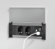 Kapsa inbouw stekkerdoos 2x stopcontact en USB laders