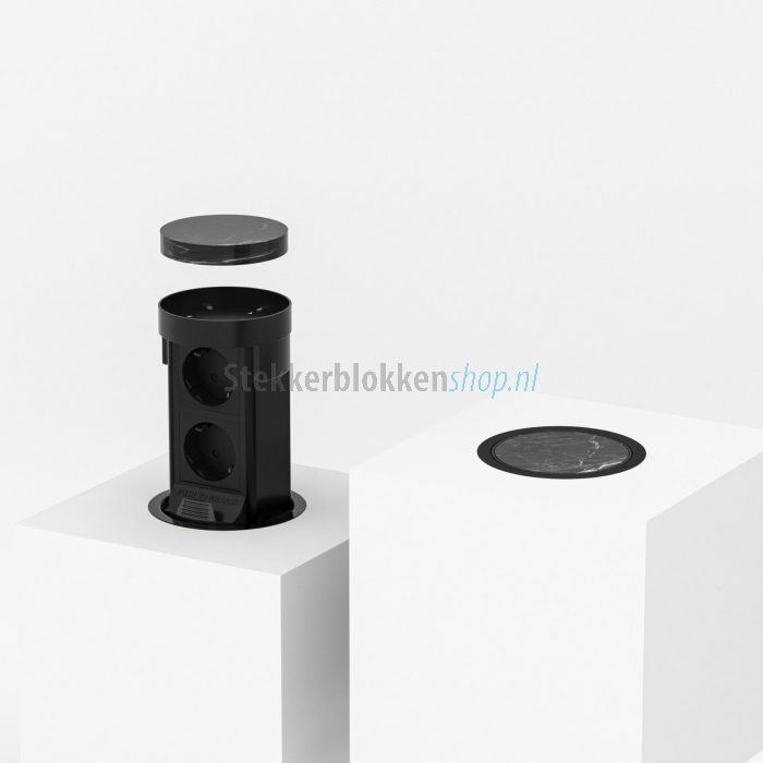 pop up met blad inlay aanrecht