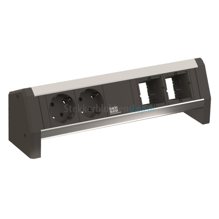 Desk 1 stekkerdoos 2x stopcontact 2xcustom module 902.011