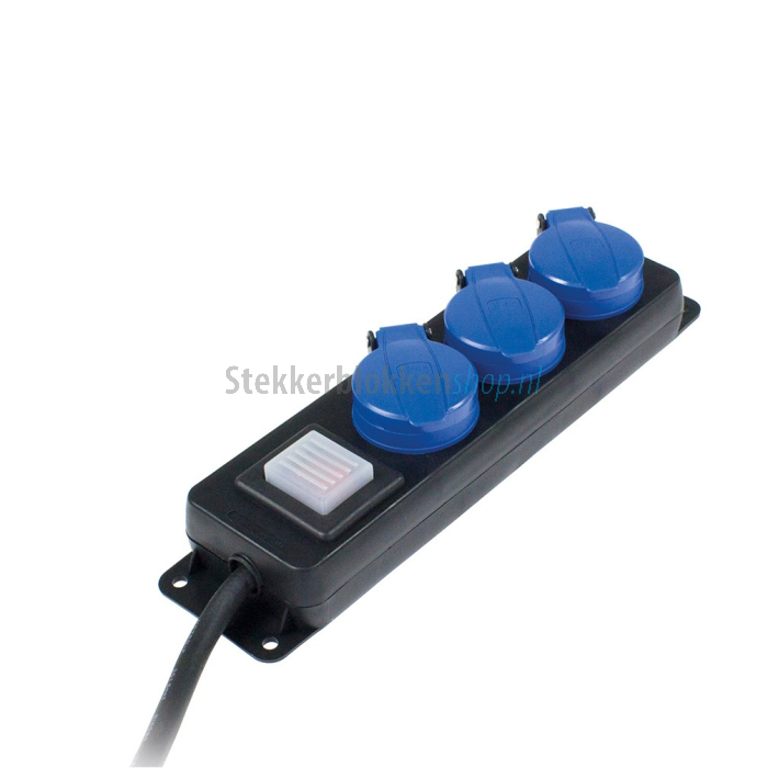 3-voudige stekkerdoos ip44