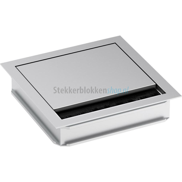 Aluminium kabeldoorvoer 120x120mm zilver
