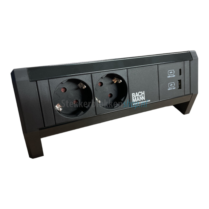 bachmann desk 1 zwart usb