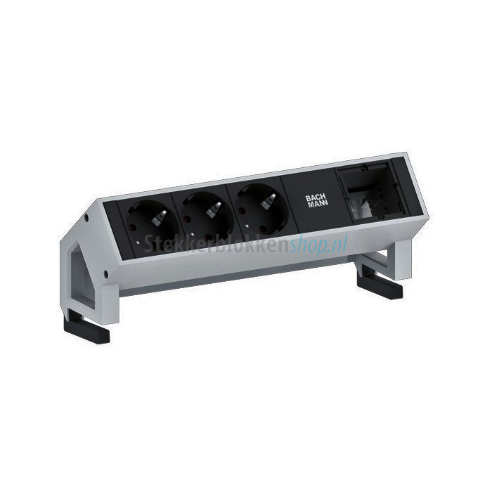 bachmann-opbouw-stekkerblok-desk-2-inox-902-400