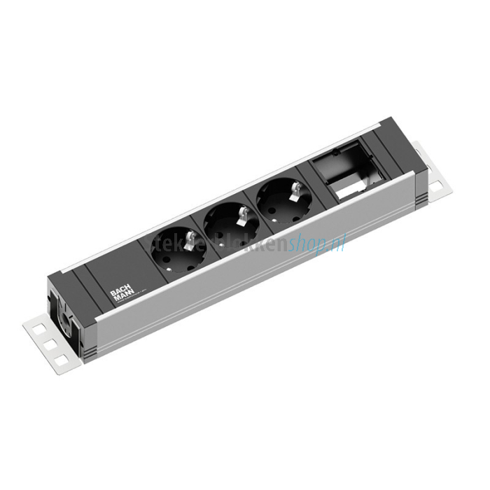 Stekkerdoos Universal 3x stopcontact en custom module