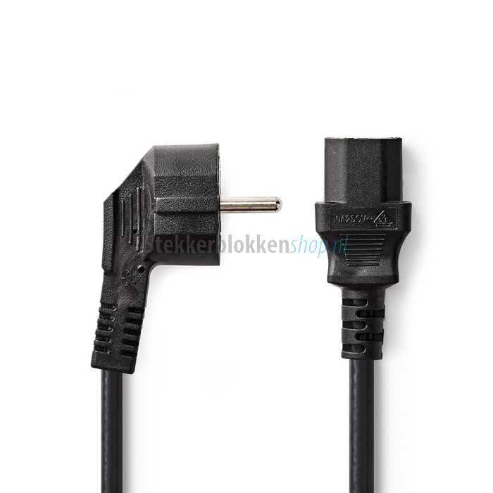 Apparaatsnoer C13 zwart 3 meter