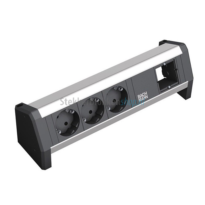 Desk 1 stekkerdoos 3x 230v met custom module 902.000
