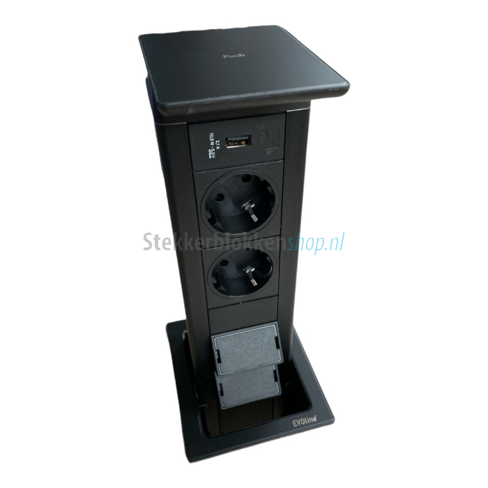 evoline port push zwart