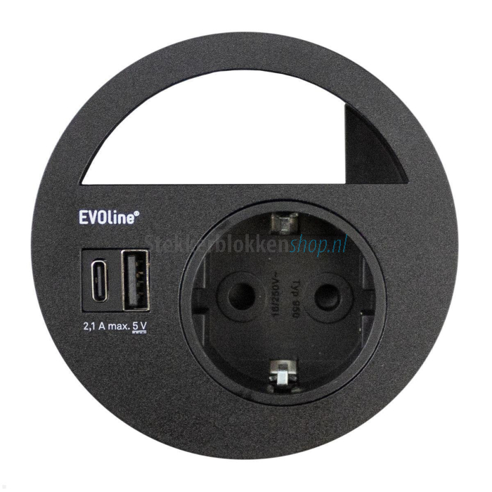 evoline circle zwart