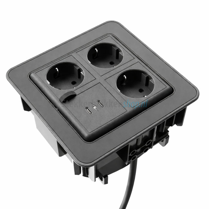 inbouw stopcontact aanrecht met usb lader