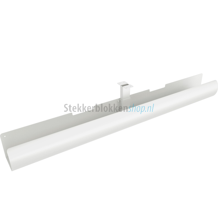 Hoogte verstelbare Kabelgoot 105cm breed wit