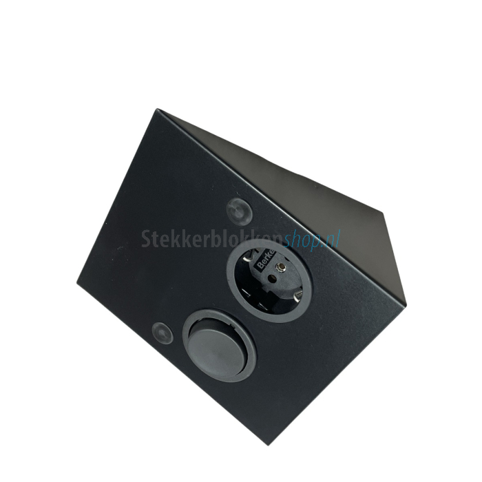 onderbouw stopcontact zwart