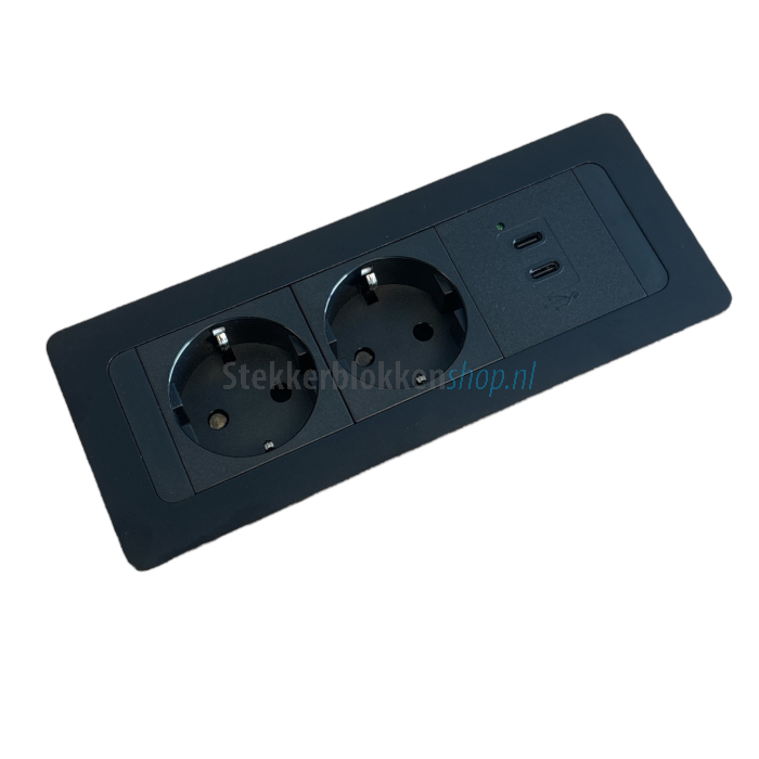 inbouw usb-c laders bureau