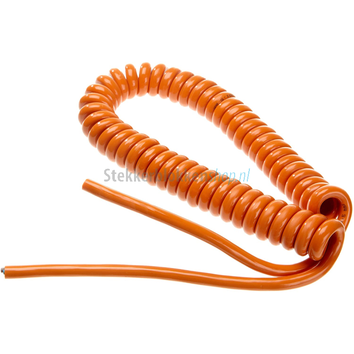 spiraalkabel oranje 1,5mm2
