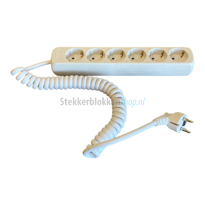 stekkerdoos spiraalkabel
