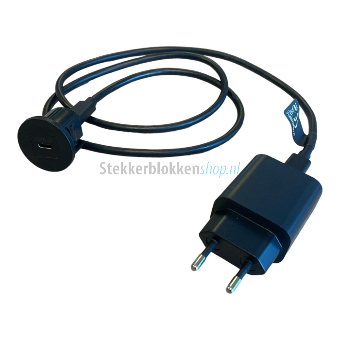 inbouw lader usb-c telefoon