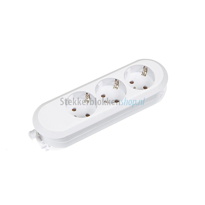 witte stekkerdoos zonder kabel