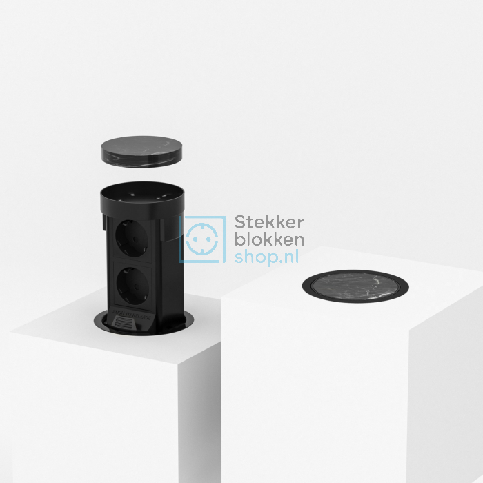 pop up met blad inlay aanrecht